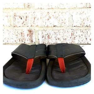 Grendene Mens Leather Thong Sandal